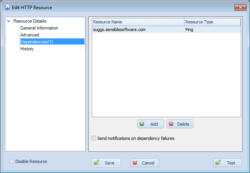 Edit Resource Dependencies